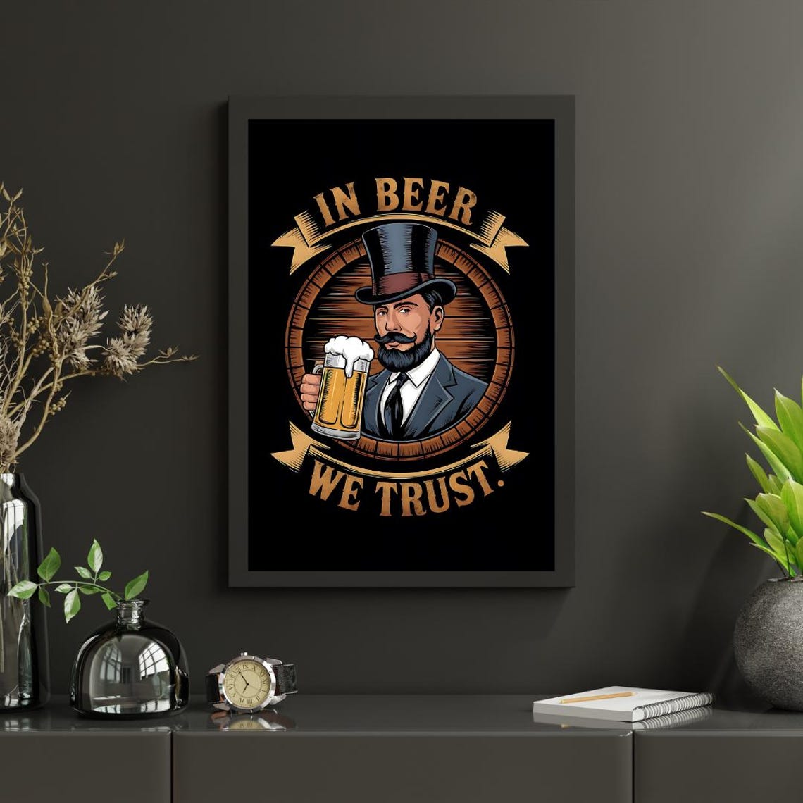 Beer Wall Art, Funny Beer Humour Poster - Image 3