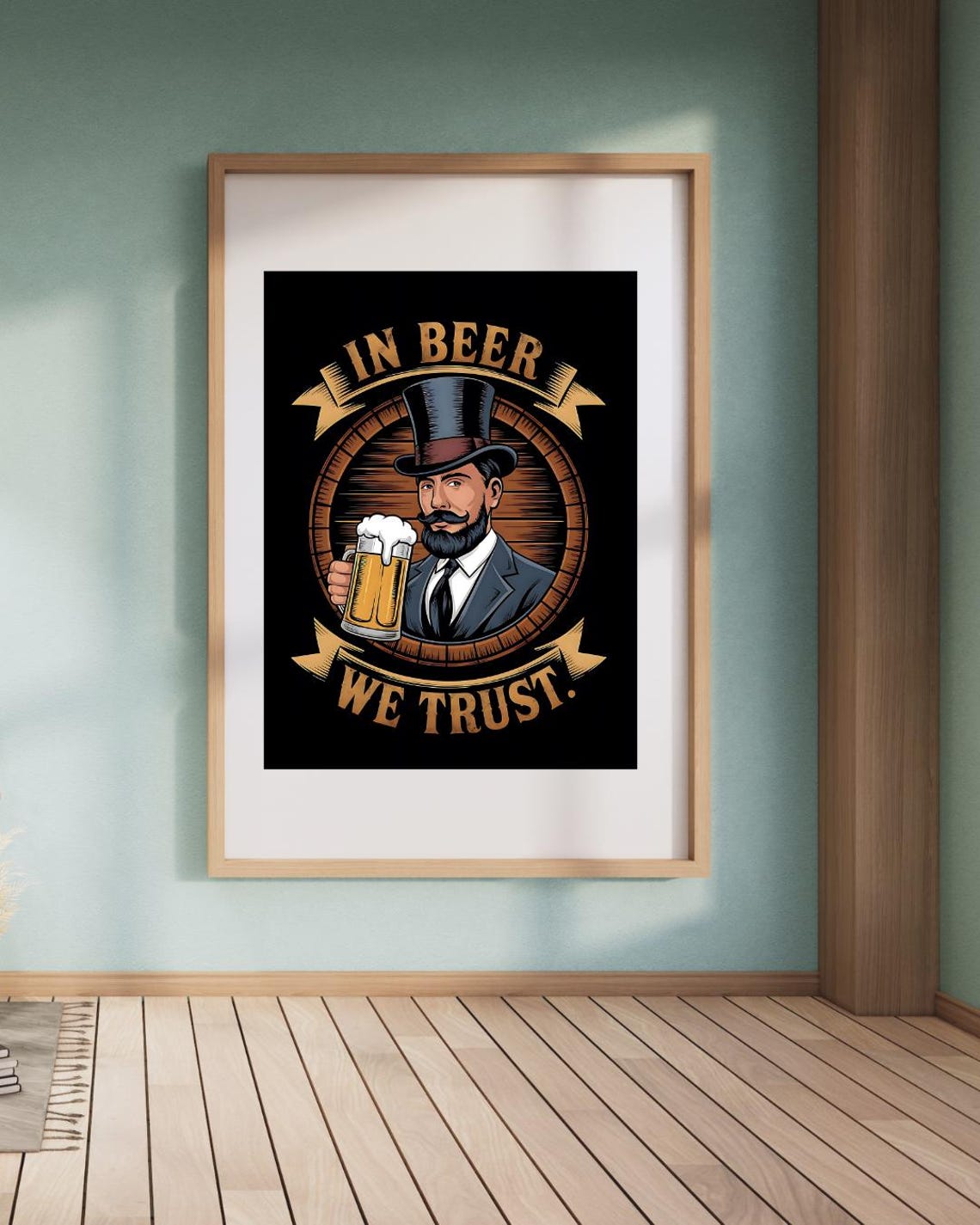 Beer Wall Art, Funny Beer Humour Poster - Image 2