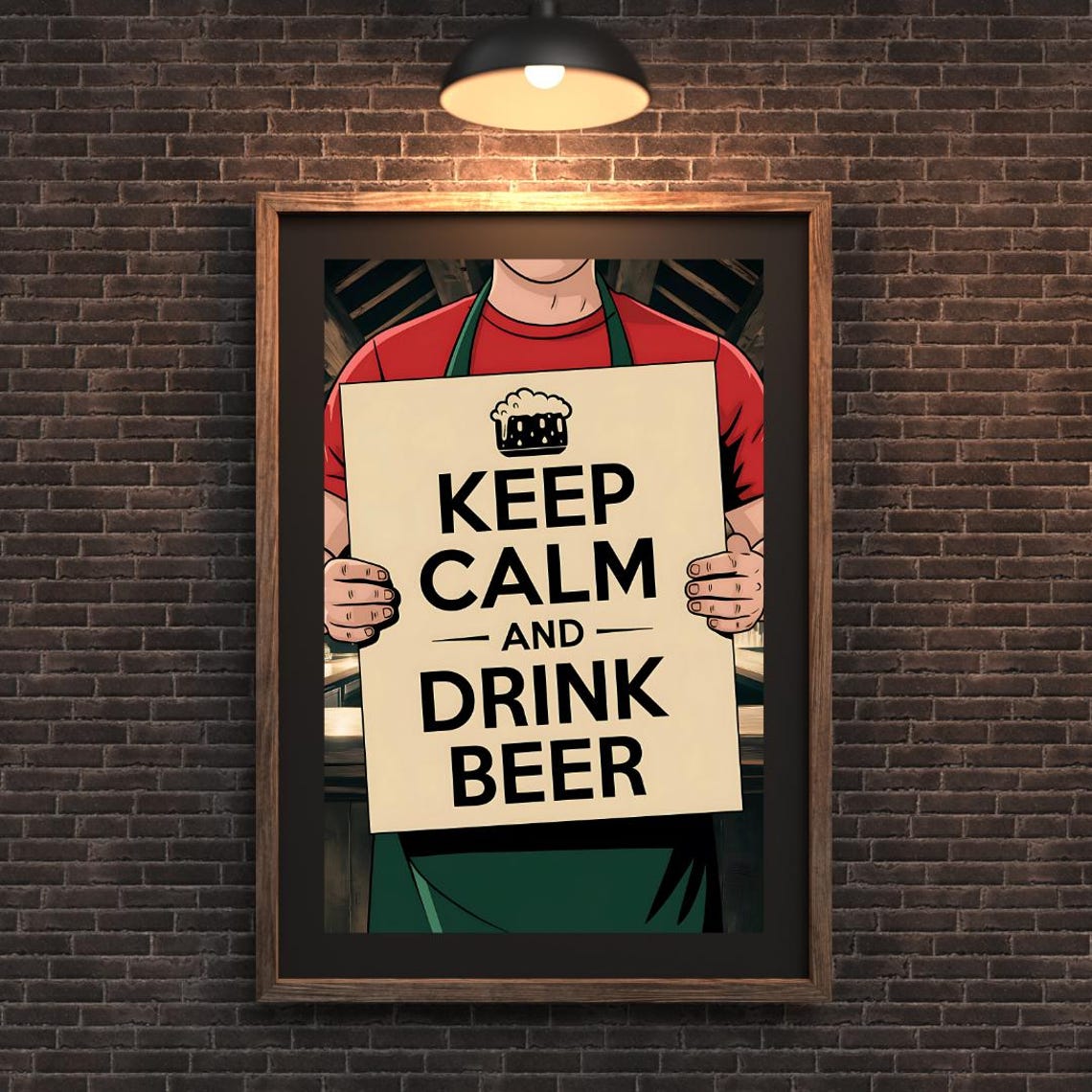 Beer Decor, Beer Humor Poster Print - Image 3