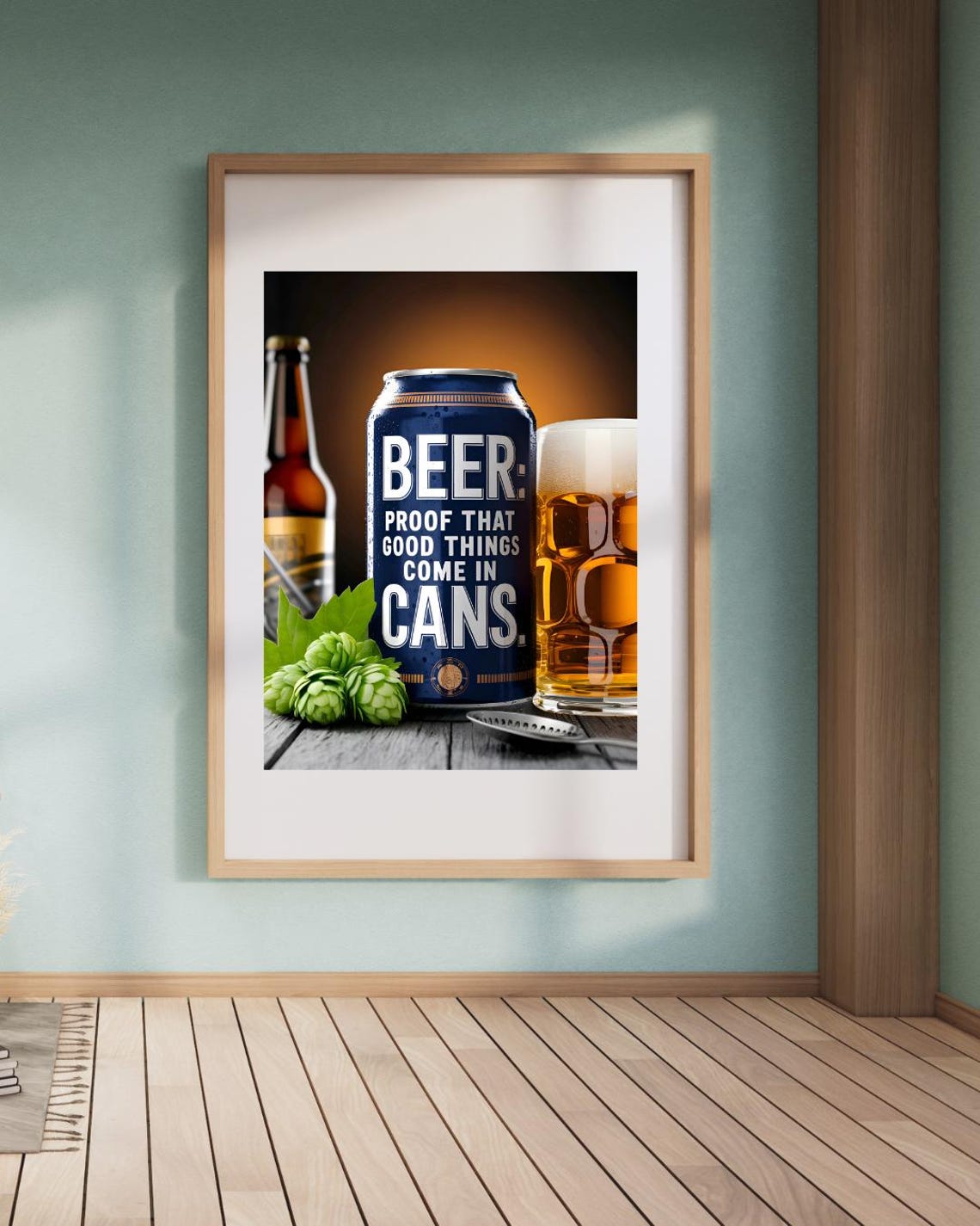 Beer Decor, Beer Humor Art Print - Image 2