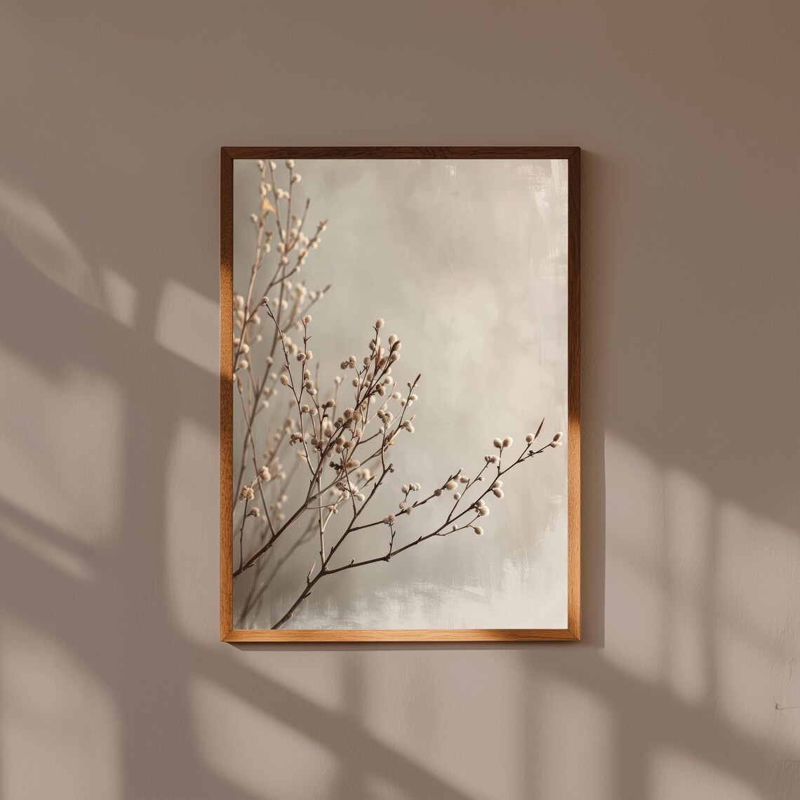 Abstract Botanical Print Modern Floral Fine Art Decor