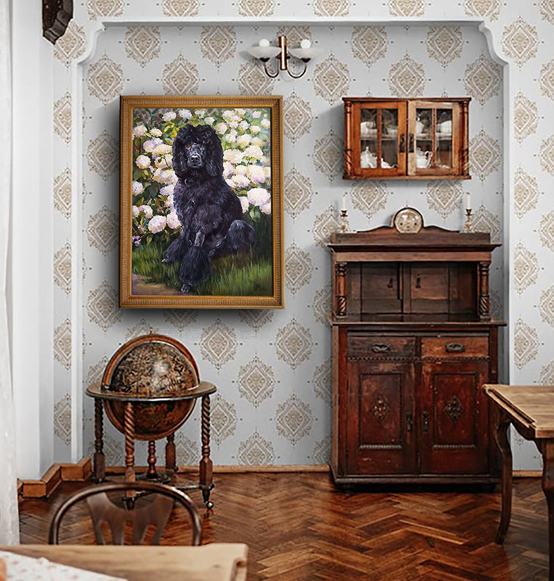 Portrait Of A Dog Portrait Of A Pet Personal Portrait Of A Dog Portrait Oil On Portrait Of A Handmade Pet Portrait As A Gift - Image 2