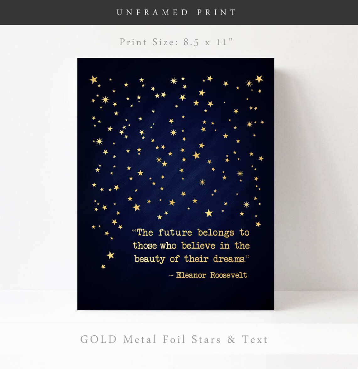 Eleanor Roosevelt Quote Art Print, Dream Message - Image 3