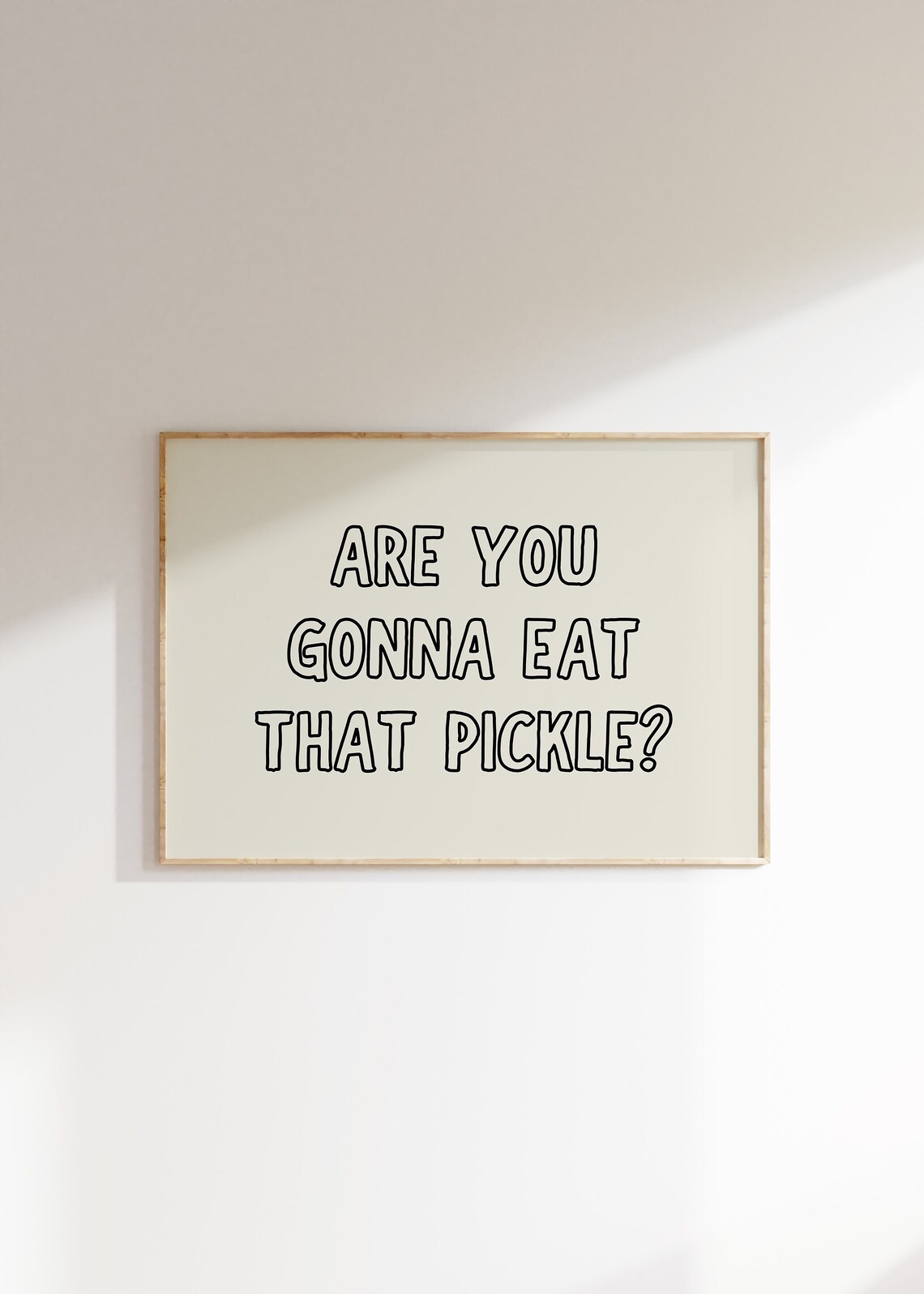Funny Pickle Print, Trendy Kitchen Poster - Image 4