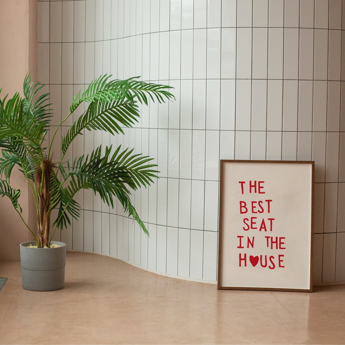 Funny Toilet Minimalist Bathroom Wall Art Print - Image 3