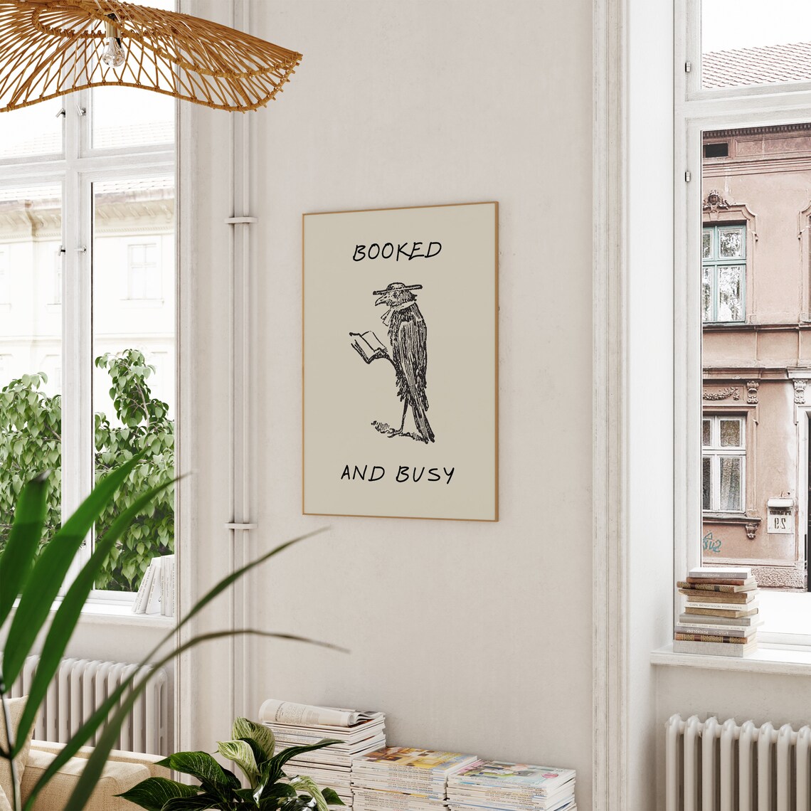 Vintage Reading Library Wall Decor Poster Print - Image 3