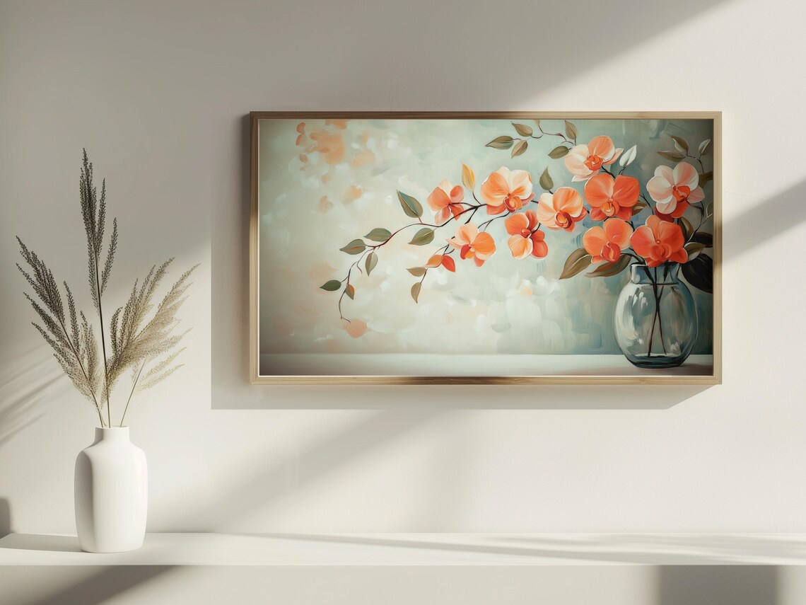 Bundle of 12 Floral Oil Painting Digital Images 4K Frame TV Art Print - Image 3