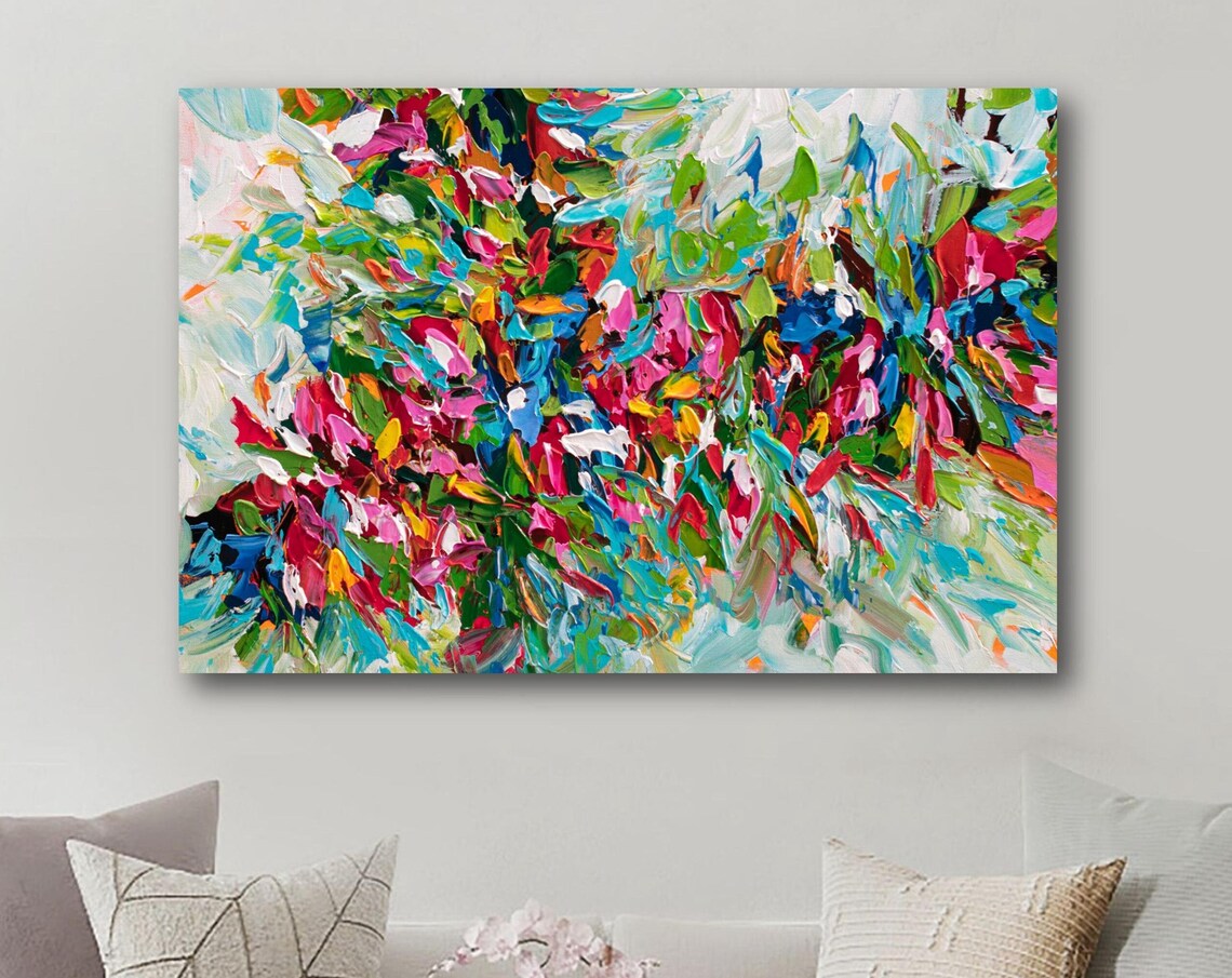 Colorful Abstract Print, Modern Wall Art