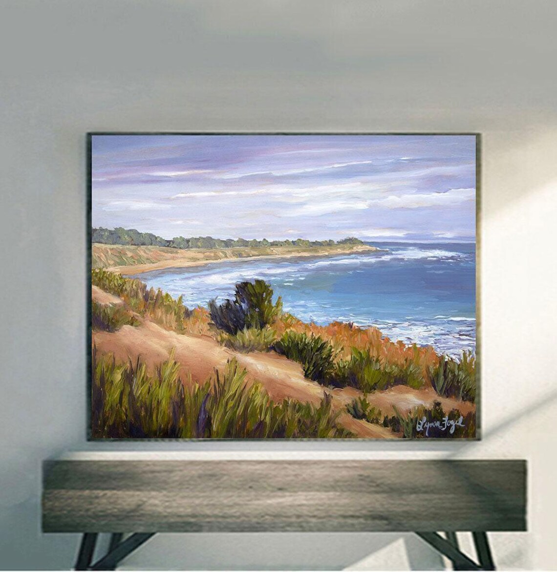 Goleta Coastal Art Print, California Ocean Decor