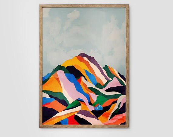 Sugar Mountain Landscape Art Print