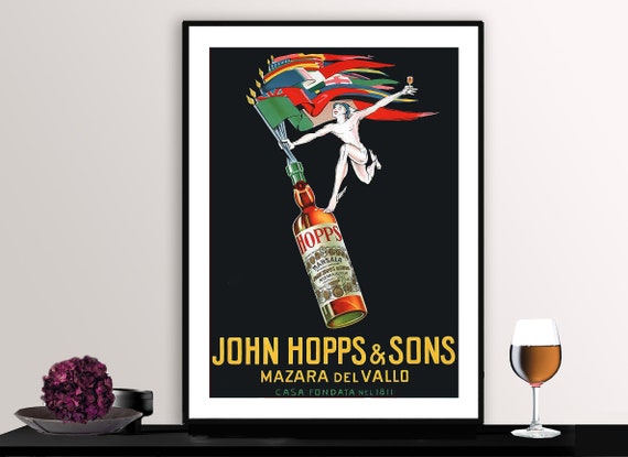 John Hopps And Sons Mazzara Del Vallo Vintage Poster