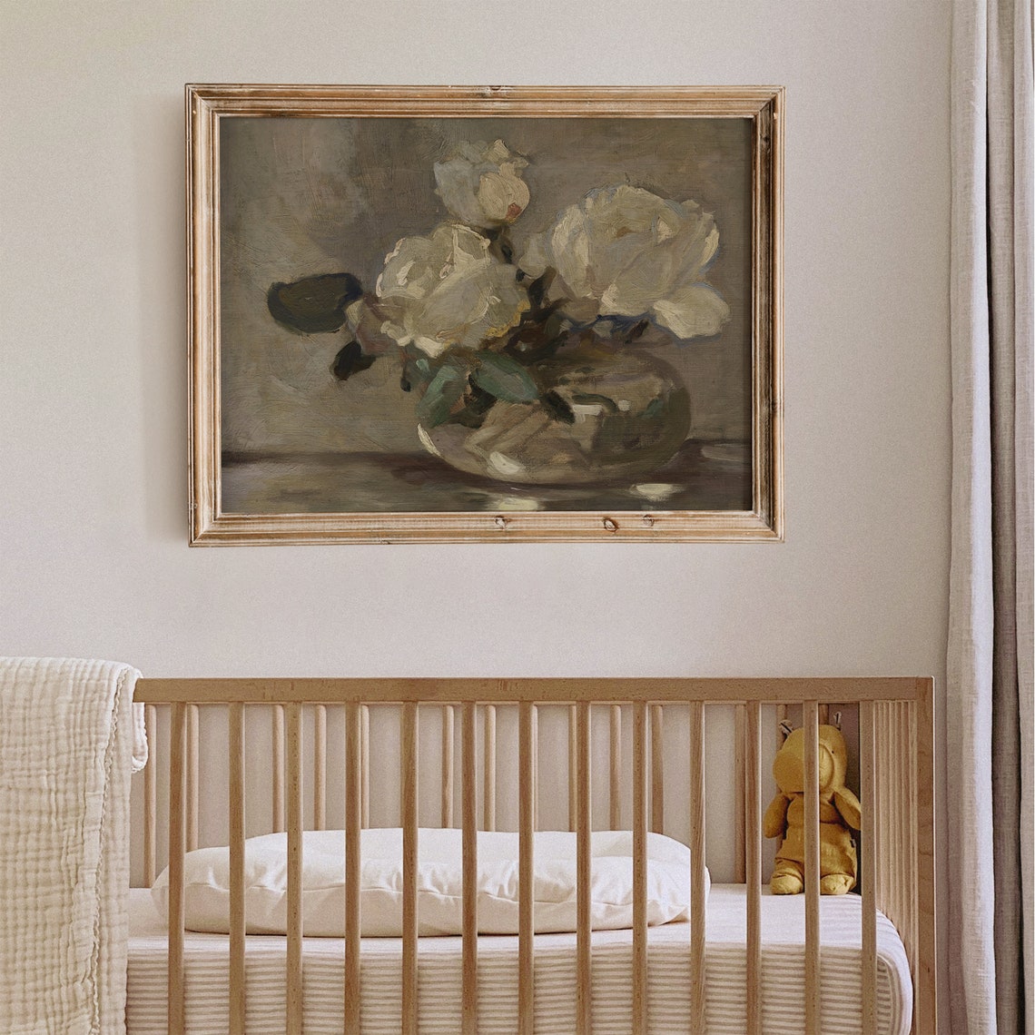 Vintage Portrait Frame Size Guide Chart Wall Art 24x36 to 7x5 Inches - Image 5