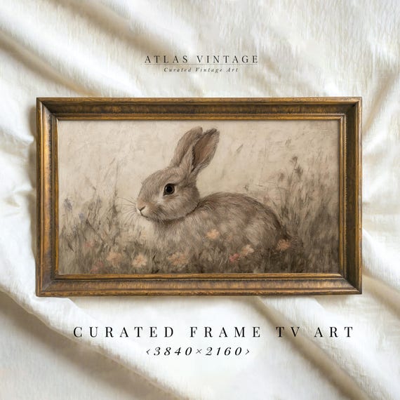 Vintage Easter Day Frame Tv Art Set Spring Frame Tv Bundle Farmhouse Easter Decor Spring Theme Screensaver Set