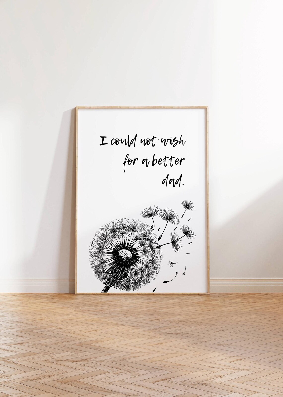 I Could Not Wish For A Better Dad, Minimalist Quote - Image 3
