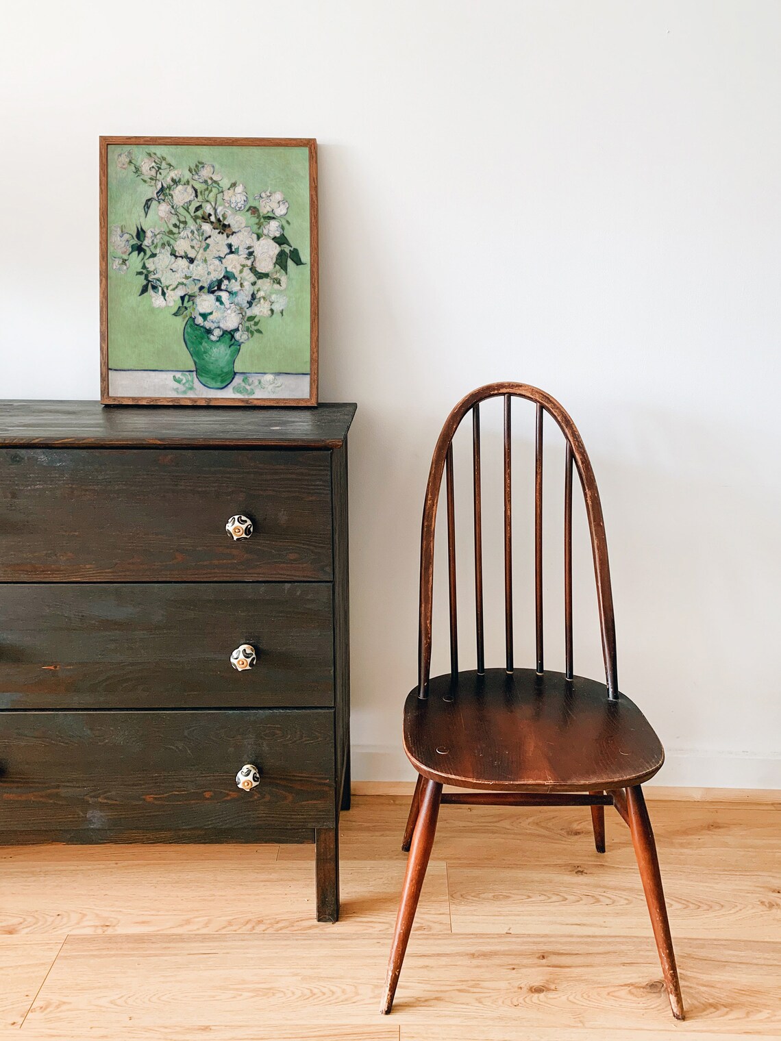 Van Gogh-Inspired Vintage Flower Art Print, Cottage Decor - Image 2