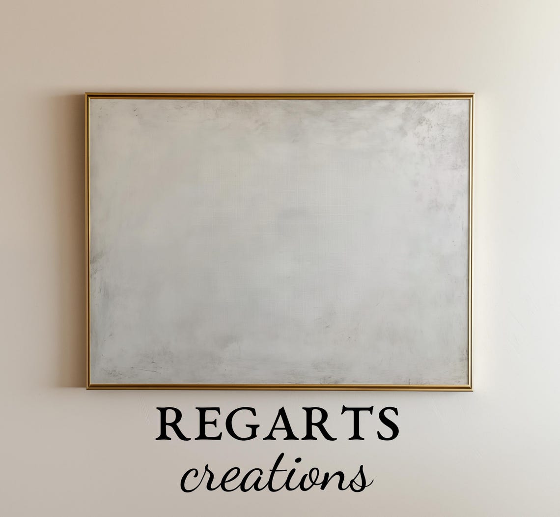 Grey Texture Abstract Painting Framed Minimalist Moody Poster - Image 7
