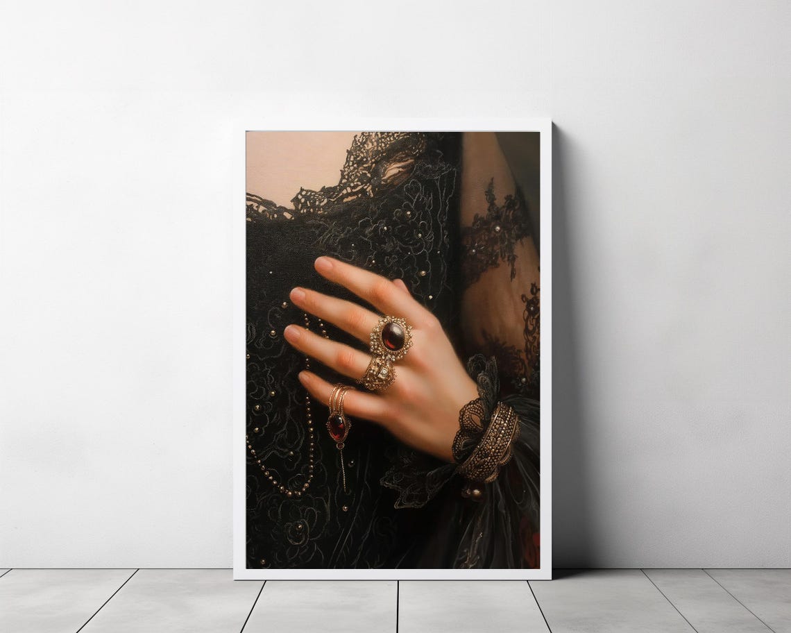 Moody Victorian Print Vintage Art Dark Academia Prints - Image 3
