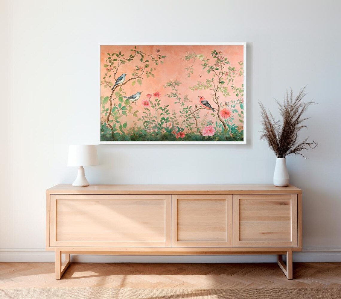 Chinoiserie Floral Chinese Botanical Art Print - Image 2