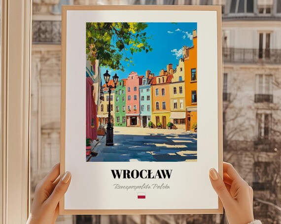 Wrocaw Rzeczpospolita Polska Wall Art Oil Painting Reproduction Poster Friend Gift Home Office