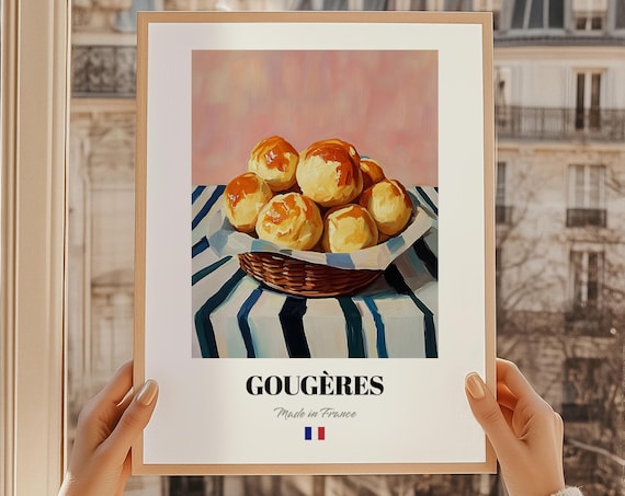 Gougres French Pastry Wall Art Cuisine Patisserie Bon Appetit Dining Room Print