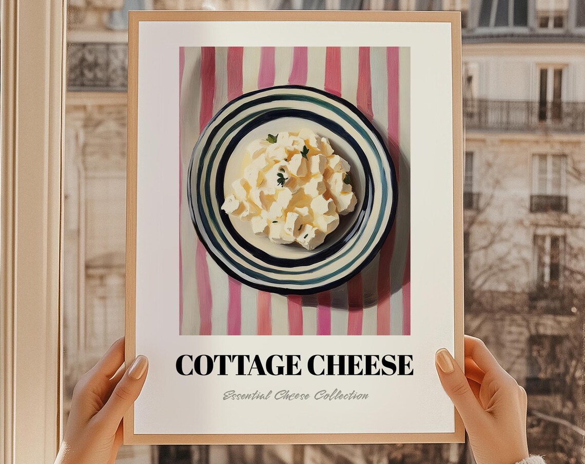 Cottage Cheese Painting Kitchen Art Print