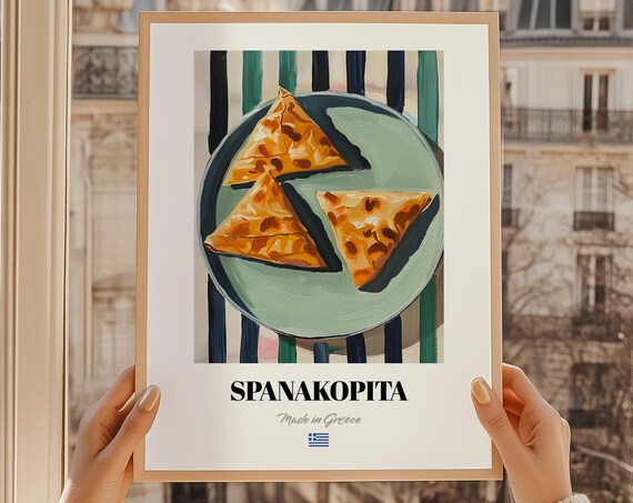 Dolmades Greek Food Poster Cuisine Kitchen Print Snack Bar
