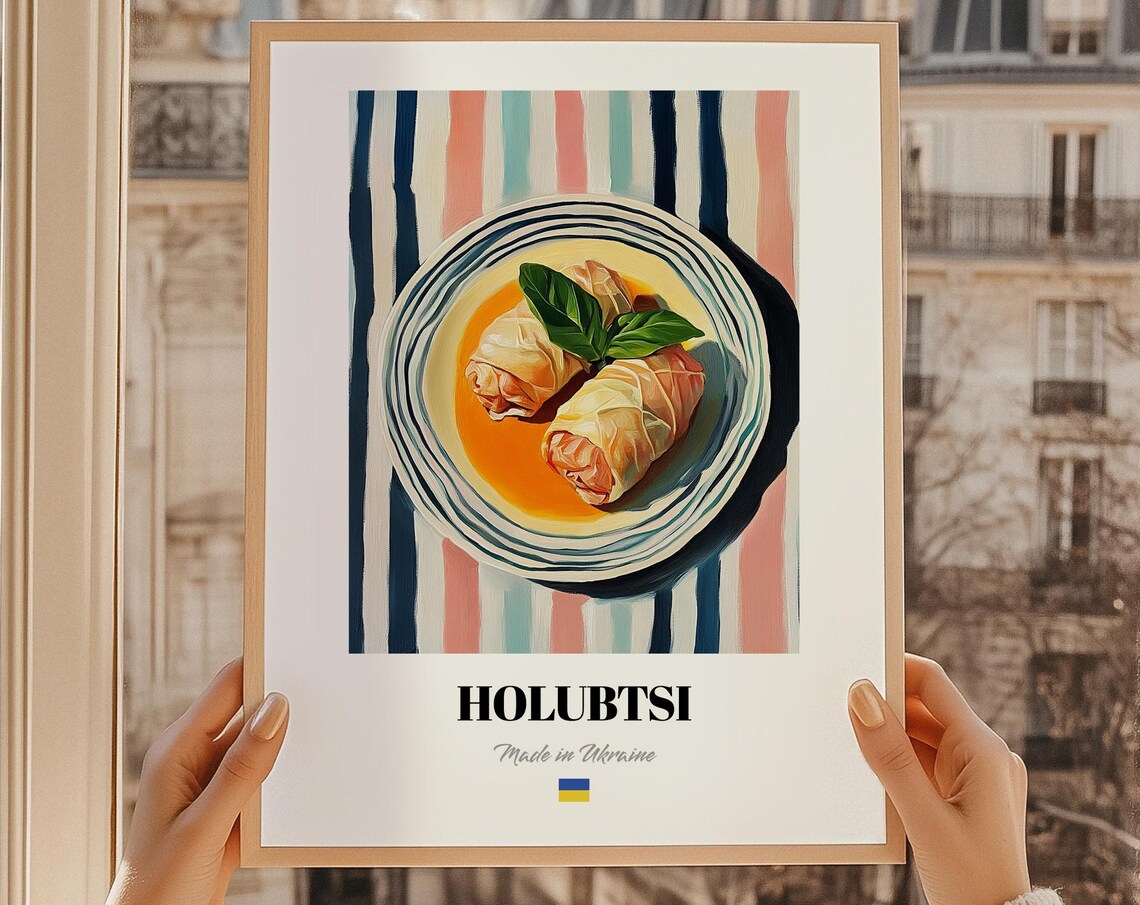 Holubtsi Ukrainian Cuisine Restaurant Decor Art Print