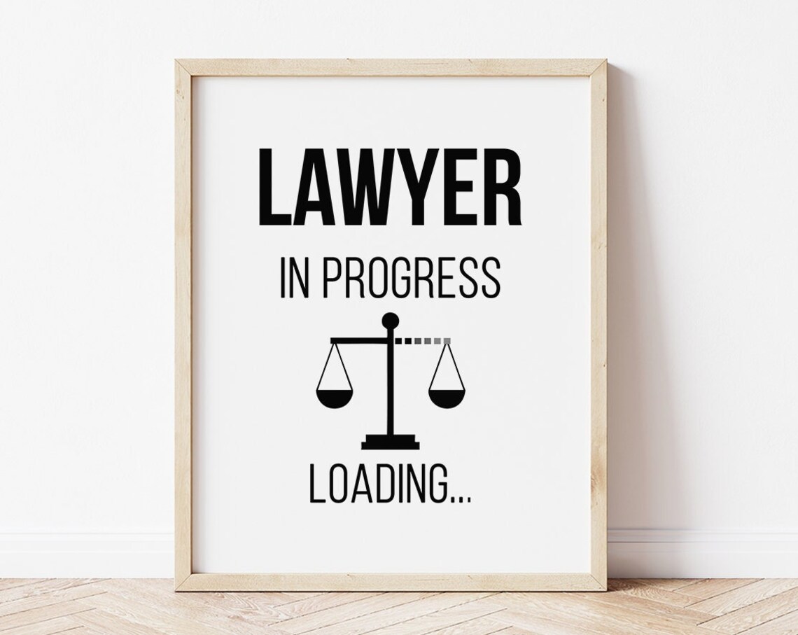 Law School Graduation Gift, Future Lawyer Art Print