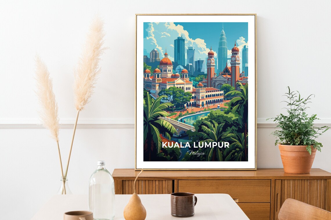 Kuala Lumpur Malaysia Historic Merdeka Square Skyline In Daylight Poster - Image 2