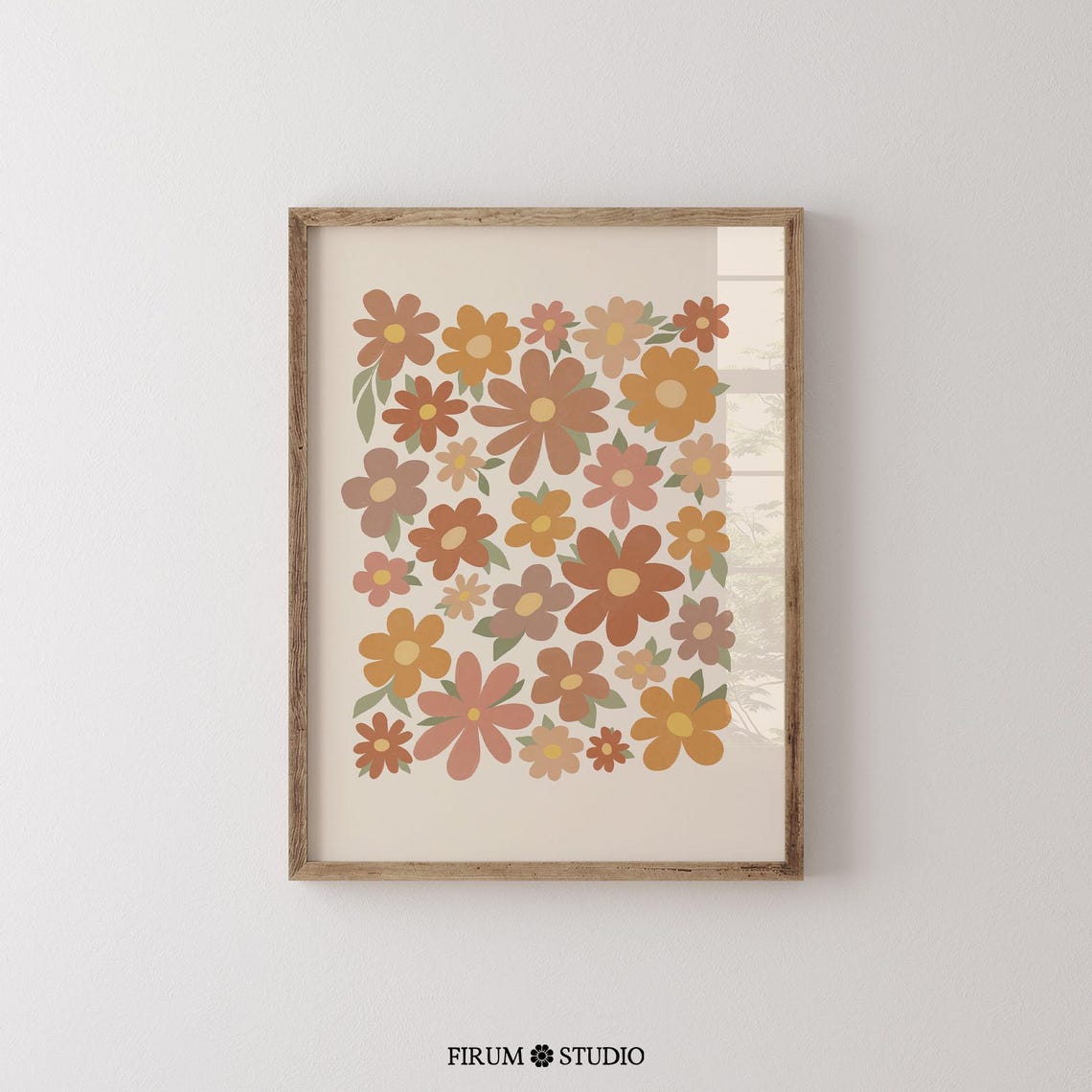 Boho Flower Market Botanical Art Print - Image 2