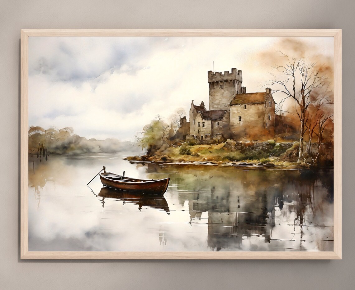 Bunratty Castle, Co. Clare Irish Landscape Art Print - Image 3