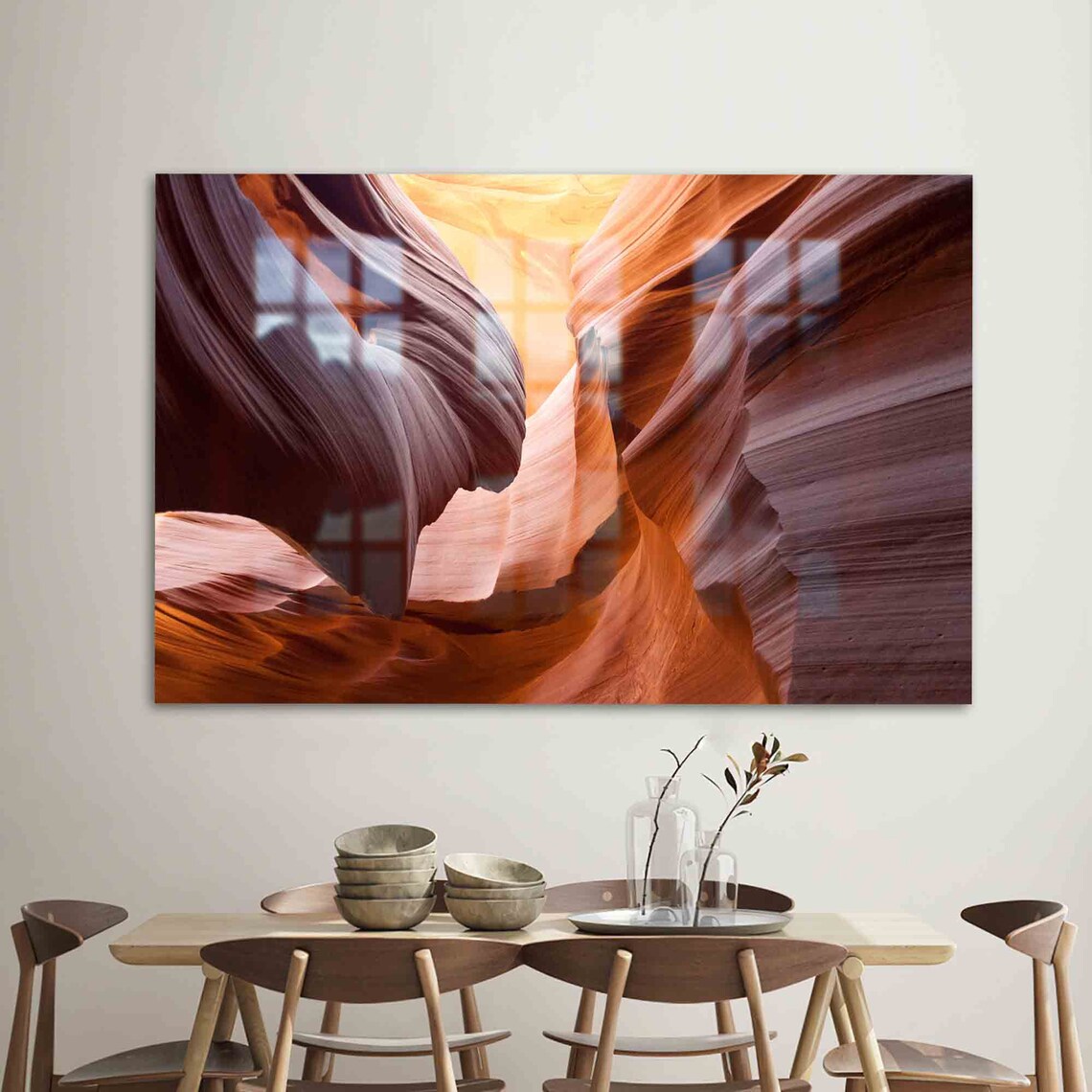 Antelope Canyon Photography Art Print, Mural Decor