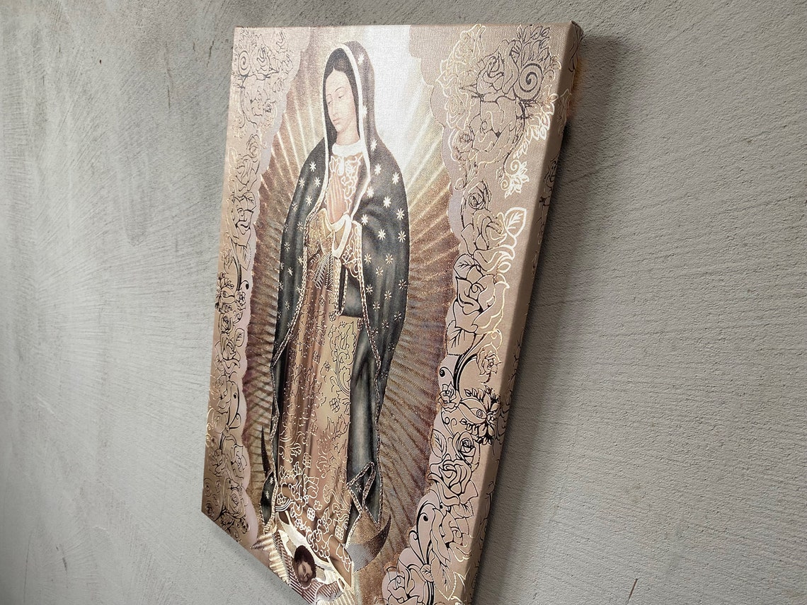 Virgin Of Guadalupe, Abstract Art Print