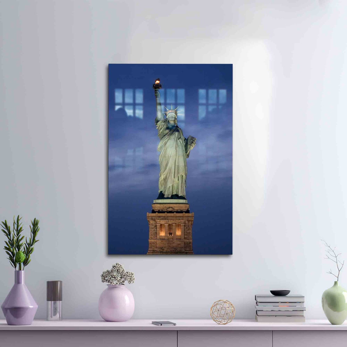Statue of Liberty at Dusk Iconic New York Landmark Photo Poster