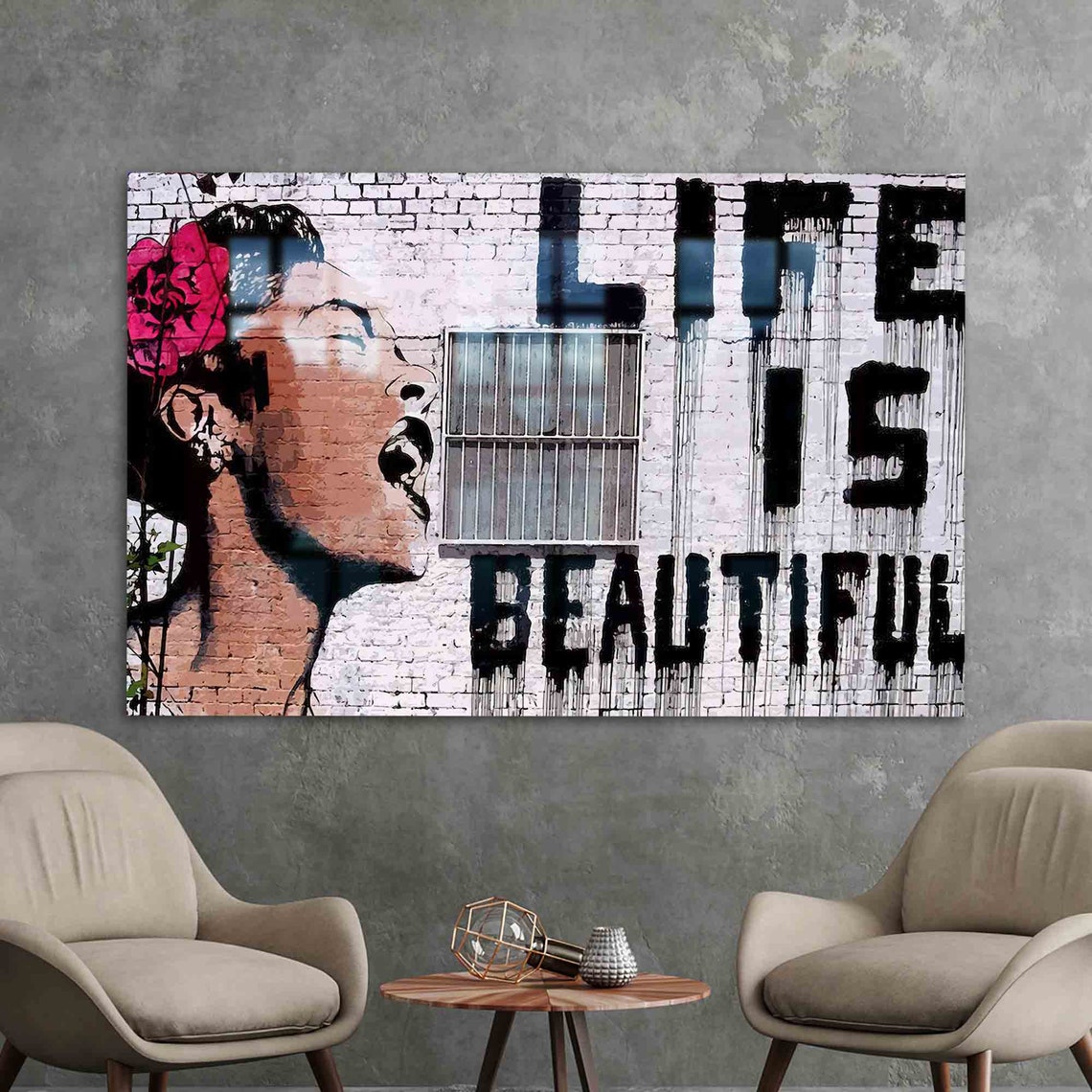 Abstract Woman Wall Art Print