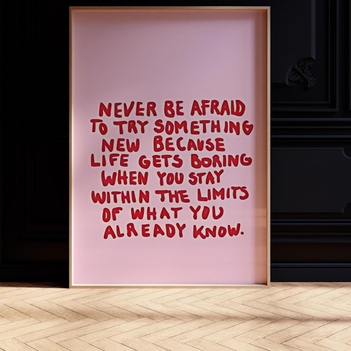 Never Be Afraid To Try Something New, Motivational Poster - Image 2