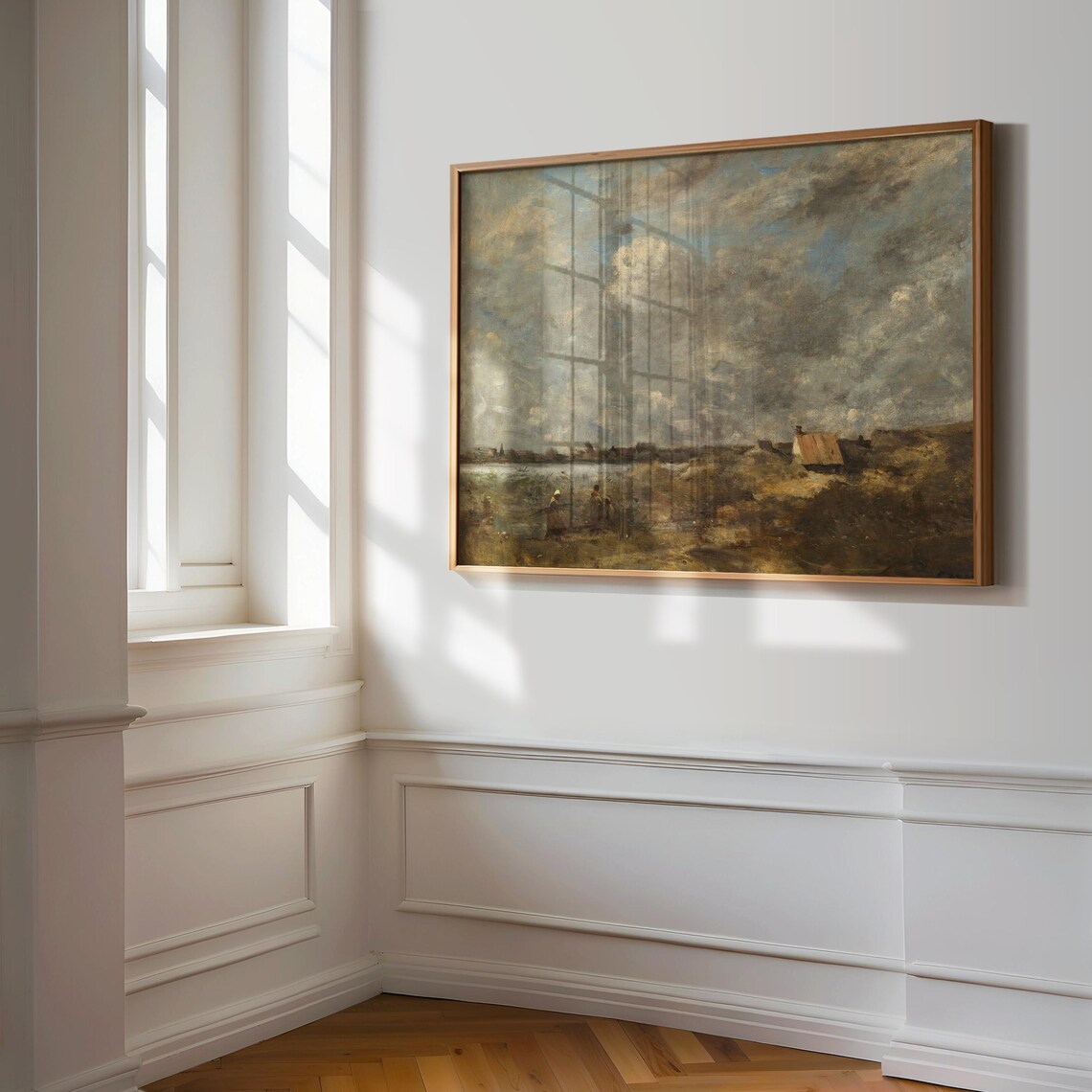 Moody Rustic Landscape Art Print, Living Room Art - Image 3