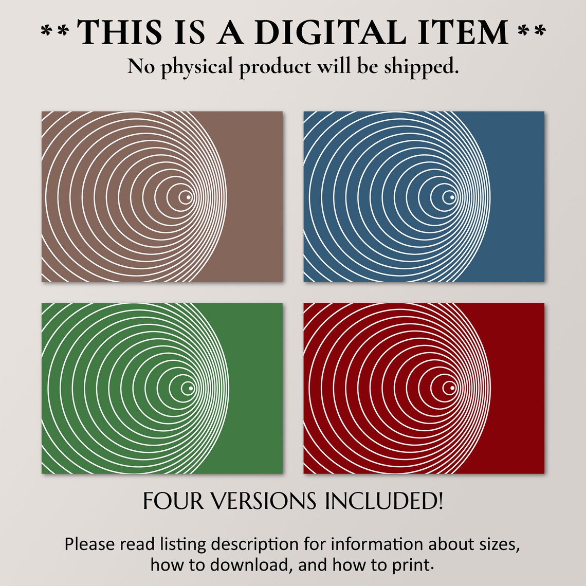 Doppler Effect, Minimalist Science Art Print - Image 4