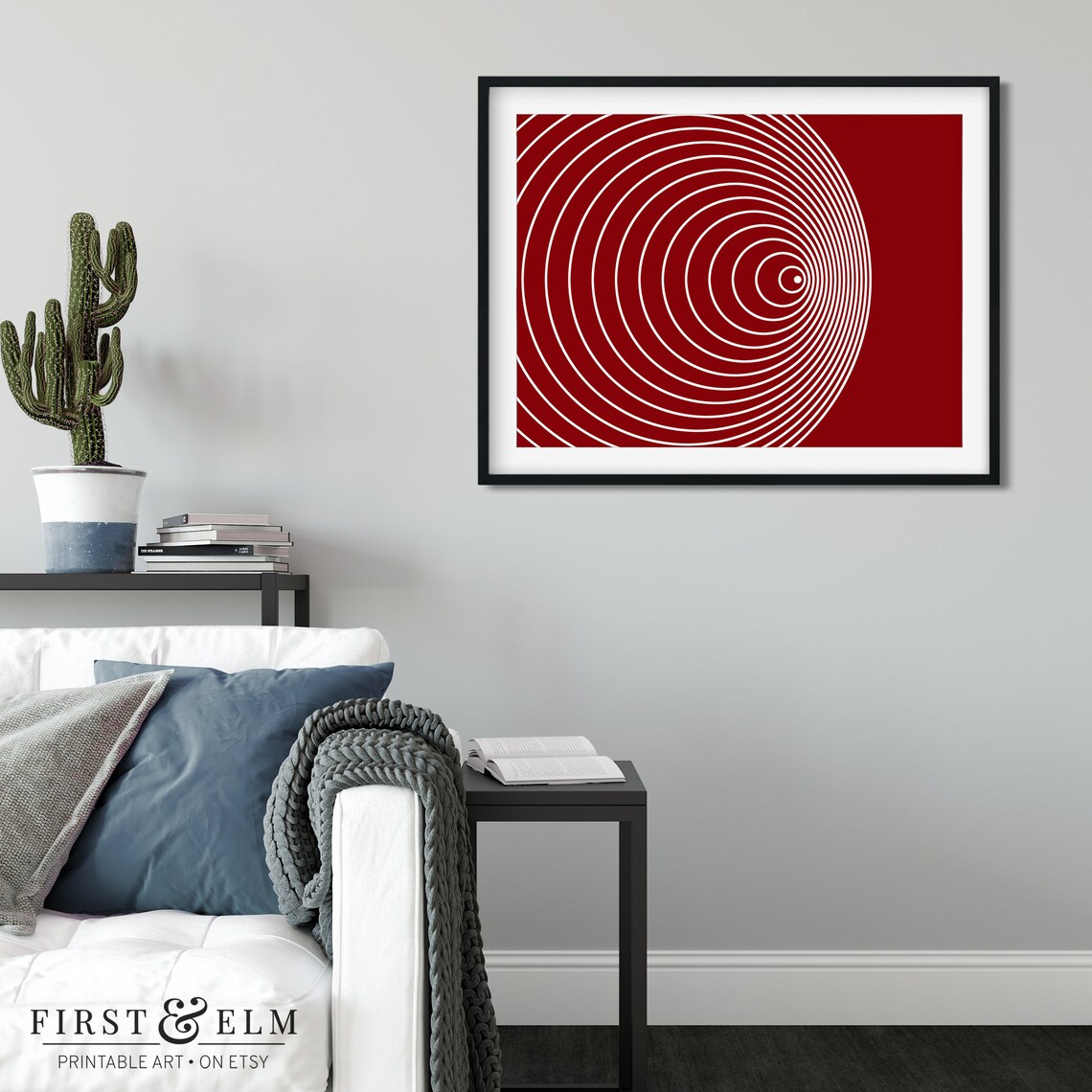 Doppler Effect, Minimalist Science Art Print - Image 3