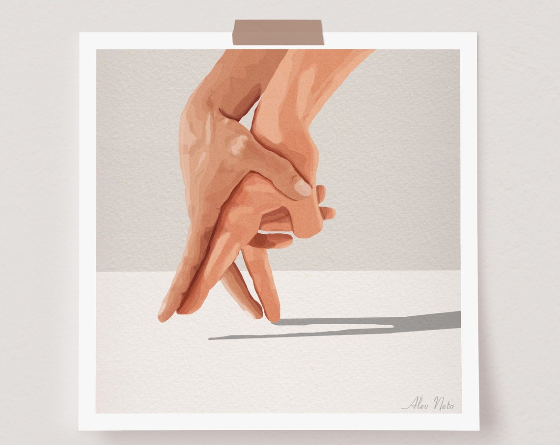 Nanodance Lovers Hands Dancing Beautiful Hand Art Hands Dancing Tango Hands Touching Love Art Figurative Wall Art