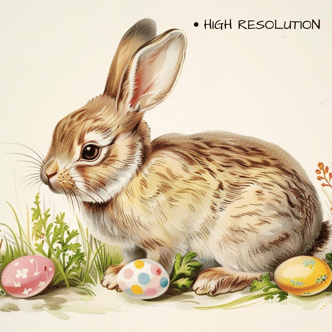 Easter TV Frame With Bunny Ears, Spring Decor - Image 3