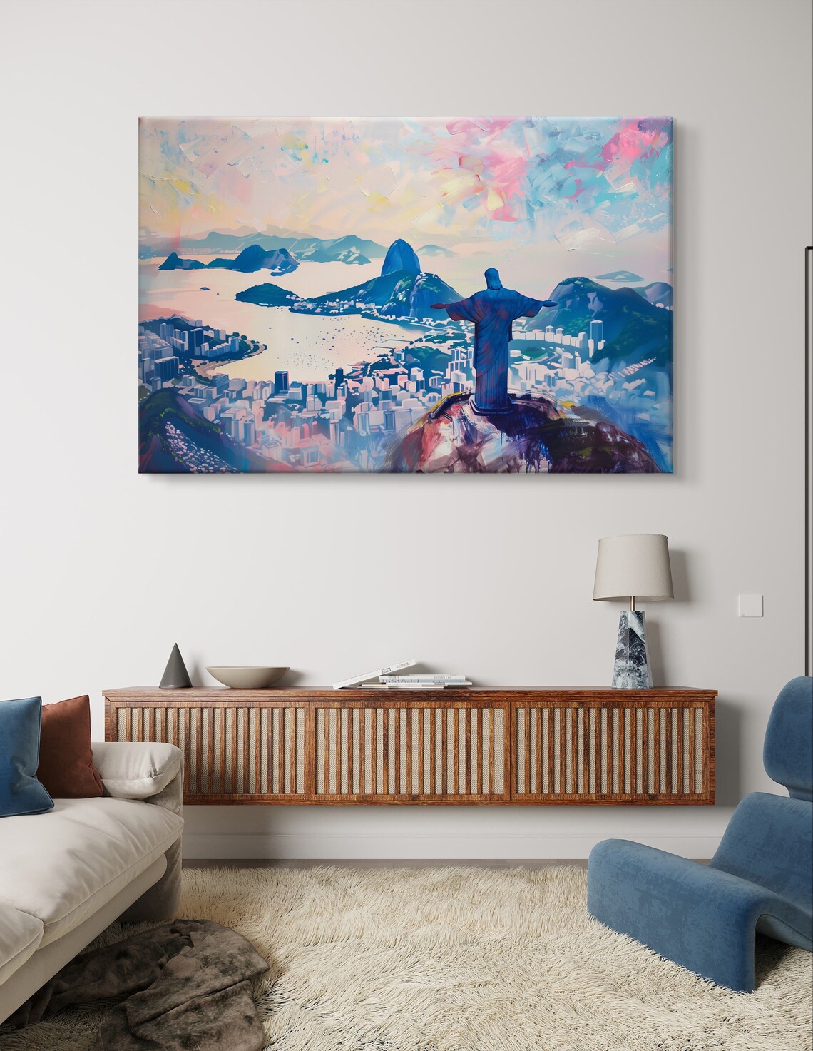 Rio De Janeiro Christ The Redeemer Brazil Art Print - Image 6