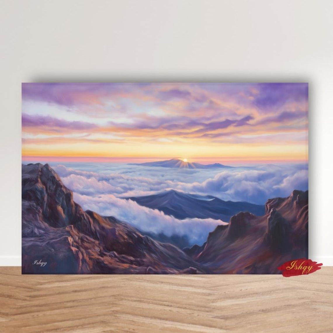 Haleakala Sunrise Above a Sea of Clouds Mountain View Poster