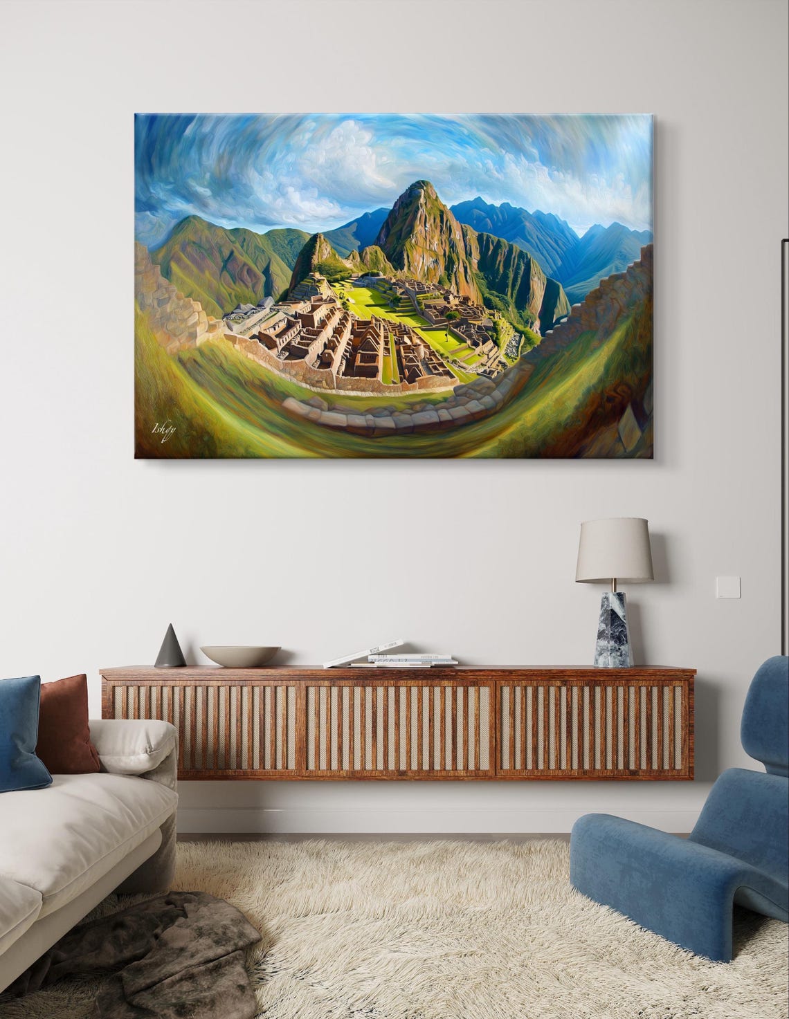 Machu Picchu Panoramic Inca Citadel Ruins Andes Mountains Poster - Image 7