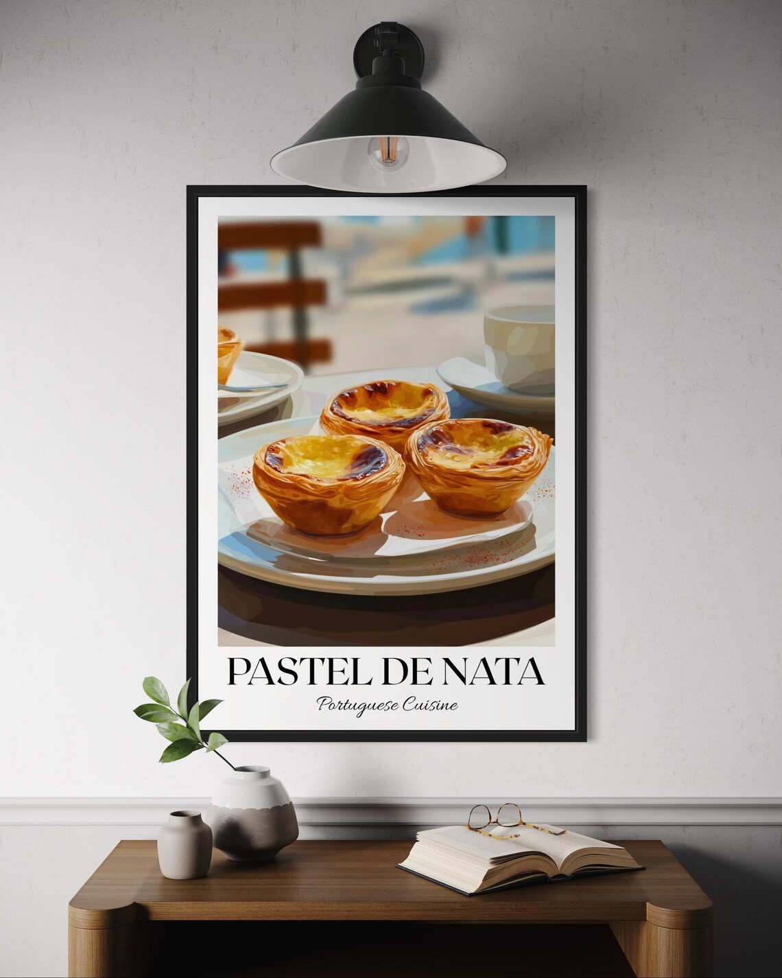 Pastel De Nata Poster, Portuguese Dessert Art Print
