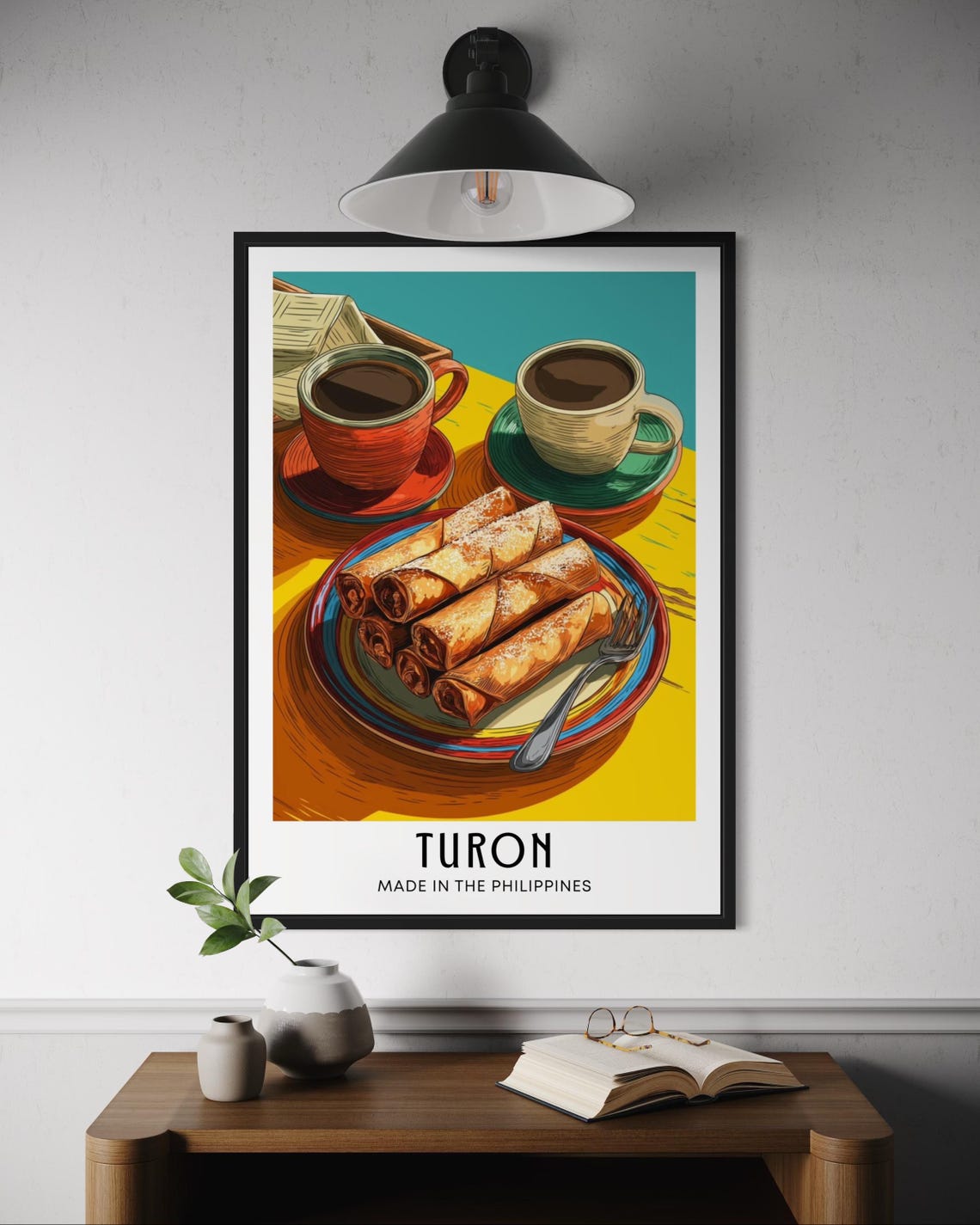 Turon Filipino Banana Spring Rolls Made In Philippines Dessert Poster
