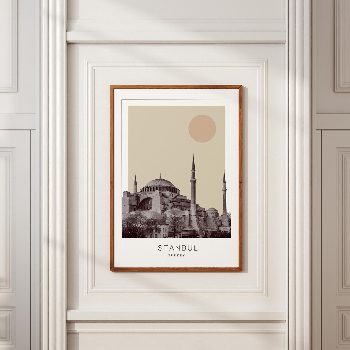 Istanbul Minimalistic Travel Poster, Wall Art Print - Image 2