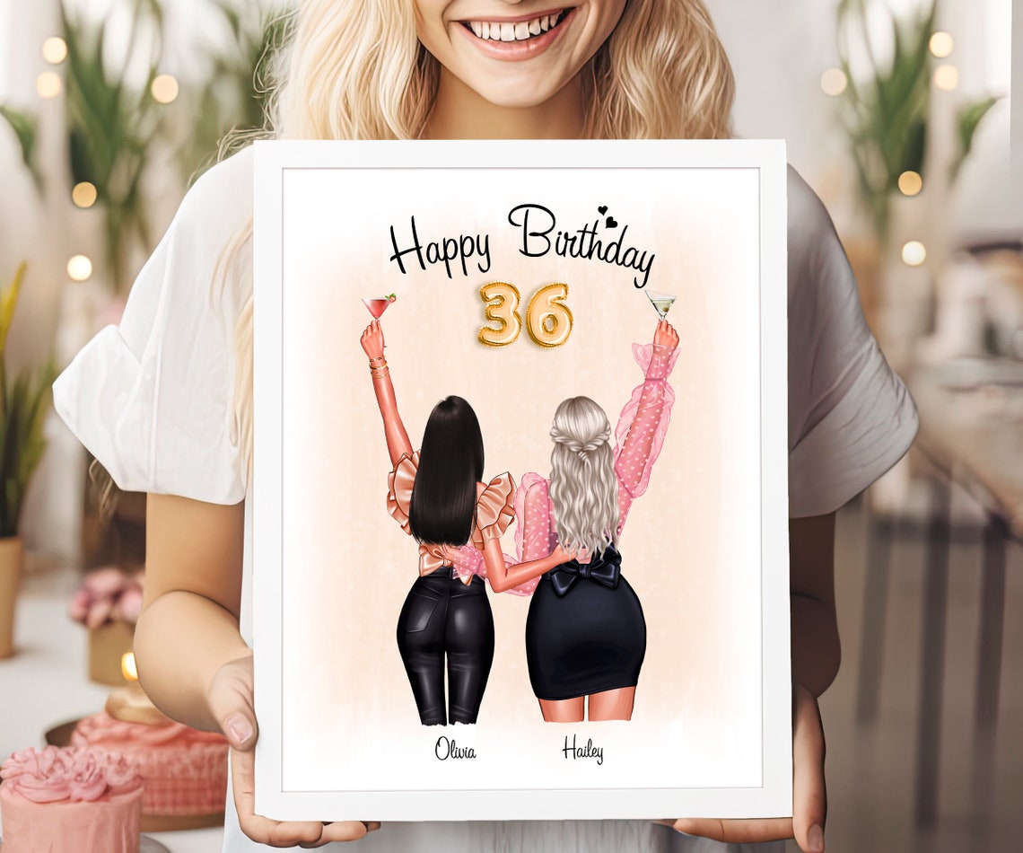 Personalized Gift Personalized Birthday Gift 36th Gift For Her Birthday Gift For Her Best Friend Gift For Birthday Sister Gift 36th Birthday