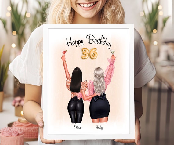 Personalized Gift Personalized Birthday Gift 36th Gift For Her Birthday Gift For Her Best Friend Gift For Birthday Sister Gift 36th Birthday