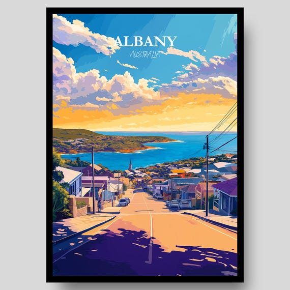 Albany Poster Western Australia Australian Wall Art Perth Travel Print Wa